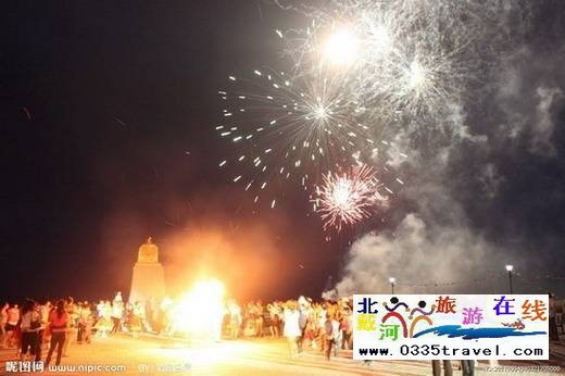 北戴河煙花篝火晚會(huì)