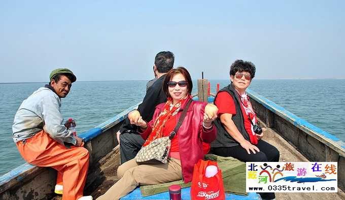 東戴河北戴河南戴河出海打漁看日出