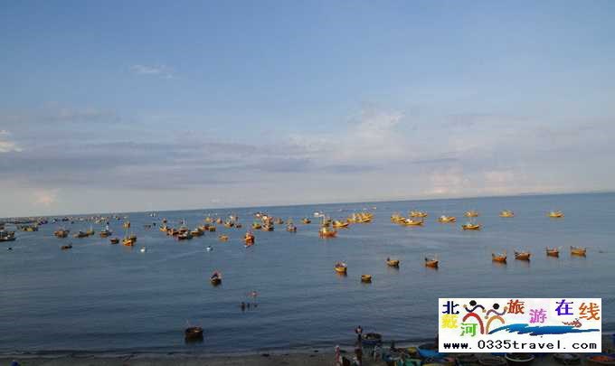 東戴河北戴河南戴河出海打漁看日出