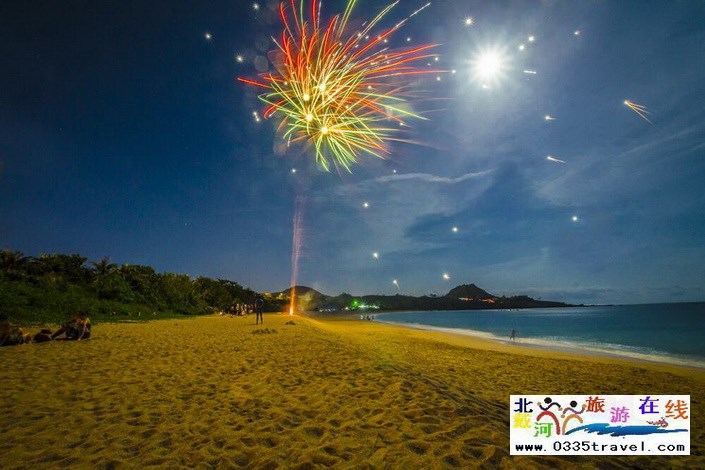 北戴河南戴河?xùn)|戴河煙花焰火沙灘篝火晚會(huì)