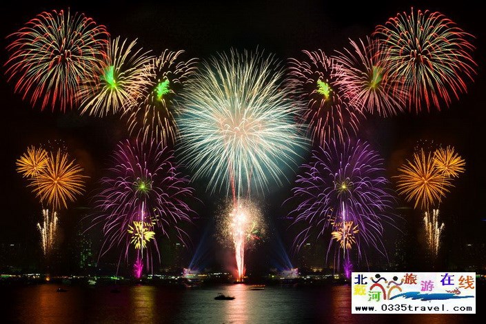 北戴河南戴河?xùn)|戴河煙花焰火沙灘篝火晚會(huì)