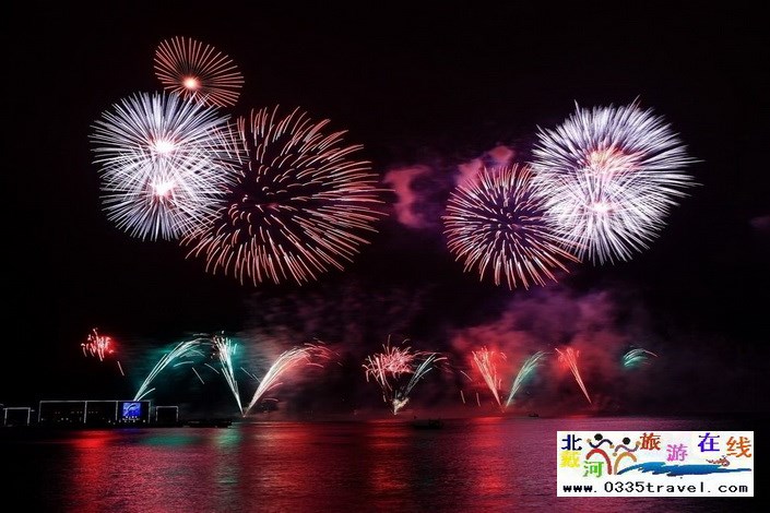 北戴河南戴河?xùn)|戴河煙花焰火沙灘篝火晚會(huì)